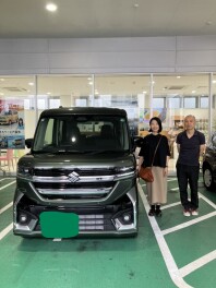 スペーシアカスタム納車致しました！！